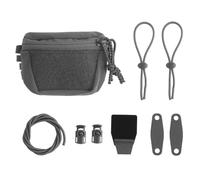 LZAQHMT Pochette Arrière Universelle pour Batterie Vision Nocturne pour Casque Sac Contrepoids - Accessoire Tactique Fast pour Casque pour La Chasse Et Tir Airsoft avec(Wolf Grey)