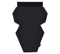 LZAQHMT Pochette Protection Inguinale Tactique Molle Deux Sections Protection Abdominale Inférieure pour Homme (Airsoft, Chasse, Paintball, Cosplay, Gilet Militaire)(BK)