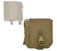 LZAQHMT Pochette Tactique pour Mutants - Étui Radio Modulaire Molle GP pour Les Outils, Équipement De Communication Et Rangement des Essentiels D'extérieur(Coyote Brown)