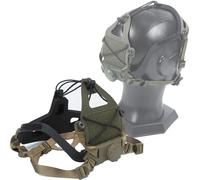 LZAQHMT Support De Tête Multifonction pour Vision Nocturne avec Suspension Réglable - Support Léger pour Caméra Tactique sur Casque Et Système De Fixation Crânienne pour Équipement(RG)