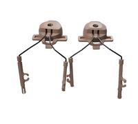 LZAQHMT Support Suspension Adaptateur pour Rail Casque Tactique pour Casques Communication Tactiques Compatible avec Les Casques Fast, Mich Et Wendy(CB-W)