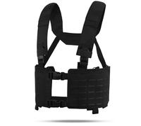 LZAQHMT Système De Dégagement Rapide pour Gilet Tactique - Compatibilité Universelle pour Porte-chargeurs Molle, Pochettes Radio Et Sacoches - pour Gilet Tactique De Chasse Et D'airsoft(Matte Black)