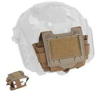 LZAQHMT Tactical Helmet Battery Pouch Counterweight Pouch Helmet Battery Pack Balance Weight Bag with Hook&Loop for CS Airsoft Hunting Gear(Tan)