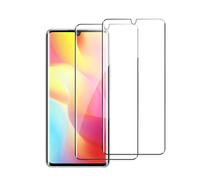 LZAYN [2 Pièces] Verre Trempé pour Xiaomi Mi Note 10 Lite, HD Verre Film, 9H Vitre Protection, Anti-rayures Film, Dureté 9H, Transparent HD, Haute Sensibilité, Sans Bulles