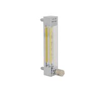 LZB -3WB, rotamètre en verre for liquide/eau/H2O, débitmètre avec vanne de régulation. Conectrator, il peut ajuster le débit(4-40ml Pmin)