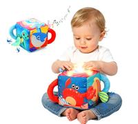LZDMY Jouet Bebe 6-12 Mois Crabe Cube d'éveil avec Musique & Lumières