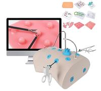 LZDOYY Boîte de Formation Portable Pliable laparoscopique, Instruments de Pratique de simulateur laparoscopique, Pratiques de boîte d'entraînement laparoscopique avec 4 Outils de Formation