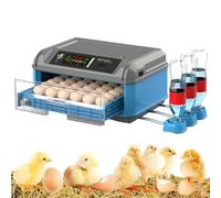 LZDOYY Incubateur Automatique pour volailles avec Rotation et humidité automatiques, contrôle de la température et Plateau réglables, couveuse pour Poules, Canards, oies et Oiseaux 24