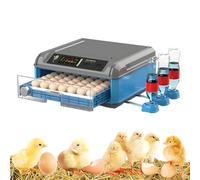 LZDOYY Incubateur Automatique pour volailles avec Rotation et humidité automatiques, contrôle de la température et Plateau réglables, couveuse pour Poules, Canards, oies et Oiseaux 64