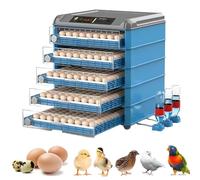 LZDOYY Incubateur d'œufs pour Poussins à couver avec retourneur Automatique, contrôle de la température et de l'humidité, avec Mire-œufs pour Poulets, Canards, oies et Oiseaux 500