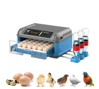 LZDOYY Incubateur d'œufs pour Poussins à couver avec retourneur Automatique, contrôle de la température et de l'humidité, avec Mire-œufs pour Poulets, Canards, oies et Oiseaux 24