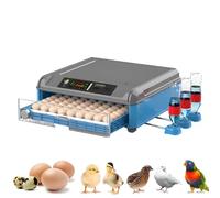 LZDOYY Incubateur d'œufs pour Poussins à couver avec retourneur Automatique, contrôle de la température et de l'humidité, avec Mire-œufs pour Poulets, Canards, oies et Oiseaux 100