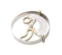 LZDseller01 Règle de chapeau - Diamètre intérieur du capuchon - En acier inoxydable - Outil de mesure de la taille du chapeau - Précision de 49 à 62 cm