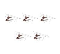 Lzeouean 5 Ensemble 4CH 40 MHz ÉMetteur à Distance et Récepteur Conseil avec Antenne pour DIY RC Voiture Robot Télécommande Jouet Pièces