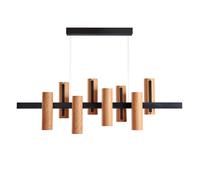 LZF Lamps Black Note Keys Suspension Pendelleuchte, cerisier naturel / noir mat
