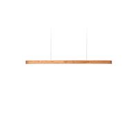 LZF Lamps I-Line Short Suspension Pendelleuchte, cerisier naturel / canopy noir mat