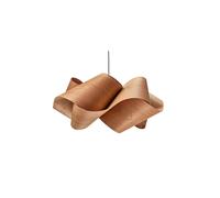 LZF Lamps Swirl Small Suspension Pendelleuchte, cerisier, canopy noir