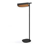 LZF LUZIFER lampadaire OMMA 1 LEAF 4000K, structure noire (Cerise naturelle - Vernis à bois)