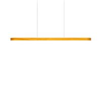 LZF LUZIFER lampe à suspension I-LINE LONG rosace noir 3000K (Jaune - Vernis à bois)