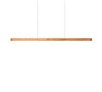 LZF LUZIFER lampe à suspension I-LINE LONG rosace noir dimmer DALI 2700K (Cerise naturelle - Vernis à bois)
