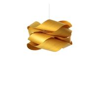LZF LUZIFER lampe à suspension LINK SMALL auvent blanc (Jaune - Vernis à bois)
