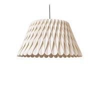 LZF LUZIFER lampe à suspension LOLA LARGE 4000K DALI (Blanc ivoire - Vernis à bois)