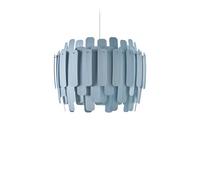 LZF LUZIFER lampe à suspension MARUJA rosace blanc (Bleu Marine - Vernis à bois)