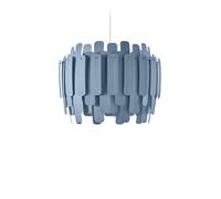 LZF LUZIFER lampe à suspension MARUJA rosace blanc (Bleu - Vernis à bois)