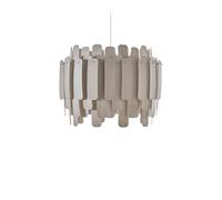LZF LUZIFER lampe à suspension MARUJA rosace blanc (Gris - Vernis à bois)
