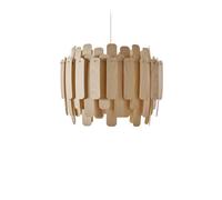 LZF LUZIFER lampe à suspension MARUJA rosace blanc (Hêtre naturel - Vernis à bois)