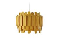 LZF LUZIFER lampe à suspension MARUJA rosace blanc (Jaune - Vernis à bois)