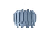 LZF LUZIFER lampe à suspension MARUJA rosace noire (Bleu - Vernis à bois)