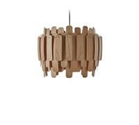 LZF LUZIFER lampe à suspension MARUJA rosace noire (Cerise naturelle - Vernis à bois)