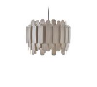 LZF LUZIFER lampe à suspension MARUJA rosace noire (Gris - Vernis à bois)