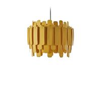LZF LUZIFER lampe à suspension MARUJA rosace noire (Jaune - Vernis à bois)