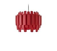 LZF LUZIFER lampe à suspension MARUJA rosace noire (Rouge - Vernis à bois)