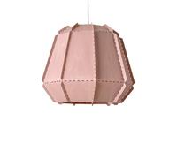 LZF LUZIFER lampe à suspension STITCHES BAMAKO (Rose pâle - Vernis à bois)
