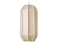 LZF LUZIFER lampe à suspension STITCHES TOMBUCTÚ (Blanc ivoire - Vernis à bois)