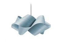 LZF LUZIFER lampe à suspension SWIRL LARGE rosace noir (Bleu Marine - Vernis à bois)
