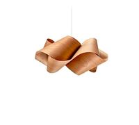 LZF LUZIFER lampe à suspension SWIRL SMALL rosace blanc (Cerise naturelle - Vernis à bois)