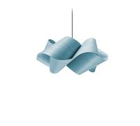 LZF LUZIFER lampe à suspension SWIRL SMALL rosace noir (Bleu Marine - Vernis à bois)