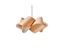 LZF LUZIFER lampe à suspension SWIRL SMALL rosace noir (Hêtre naturel - Vernis à bois)