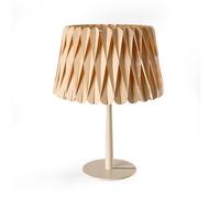 LZF LUZIFER lampe de table LOLA MEDIUM base ivoire (Hêtre naturel - Vernis à bois)