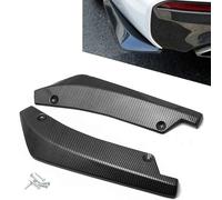 LZGQAZ 2 Pièces Diffuseur De Spoiler De Pare-Chocs Arrière pour Audi S7 Sportback C7 2012 2013 2014, Voiture Arrière Canard Spoiler Lèvre Modification Accessoires,Carbon Fiber Black