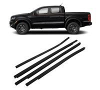 LZGQAZ 4 Pièces Joints de Portes et Fenêtres pour Ford Ranger PX XLT 2012-2017 2018 2019 2020 2021, Joint de Vitre Latérale de Voiture Remplacement Accessoires