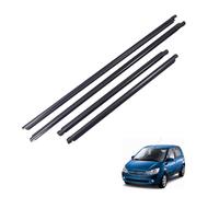 LZGQAZ 4 Pièces Joints de Portes et Fenêtres pour Hyundai Click/Getz 2006 2007 2008 2009 2010 2011, Joint de Vitre Latérale de Voiture Remplacement Accessoires