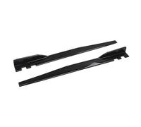 LZGQAZ Jupes Latérales pour Smart EQ fortwo Cabrio (A453) 2018 2019 2020 2021 2022, D'extension De Jupe Latérale Marchepied Latéraux Anti-Collision Protecteur Accessoires,Bright Black