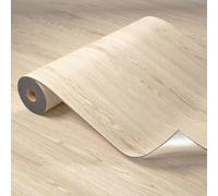 LZH-LP Revêtement de Sol en Vinyle Autocollant Effet Bois, 40x200CM en PVC épais Avec Couche D'aluminium Antibruit pour la Maison et le Bureau (QCYM-02, 40x200CM)