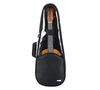 LZHAOHE Sac à dos imperméable pour ukulélé de concert en polyuréthane avec fenêtre transparente et design ergonomique, a, Taille unique