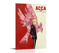 LZHCSCDY ACCA 13-Territory Inspection Dept Classic Hot Anime Series Poster sur toile Décoration murale Décoration Chambre à coucher 20 x 30 cm Style cadre